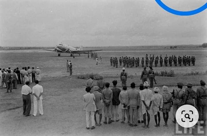 The Gunnavaram/Vijayawad airstrip soon after it was built