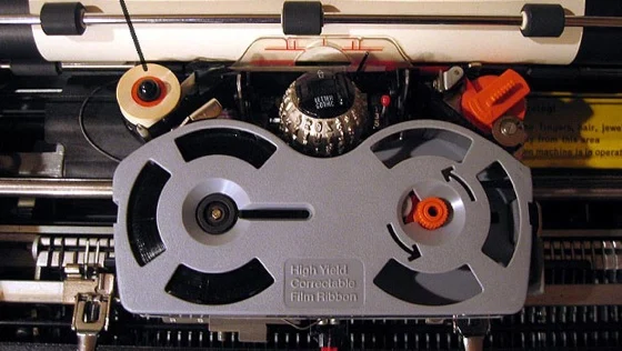 The IBM Selectric opened up