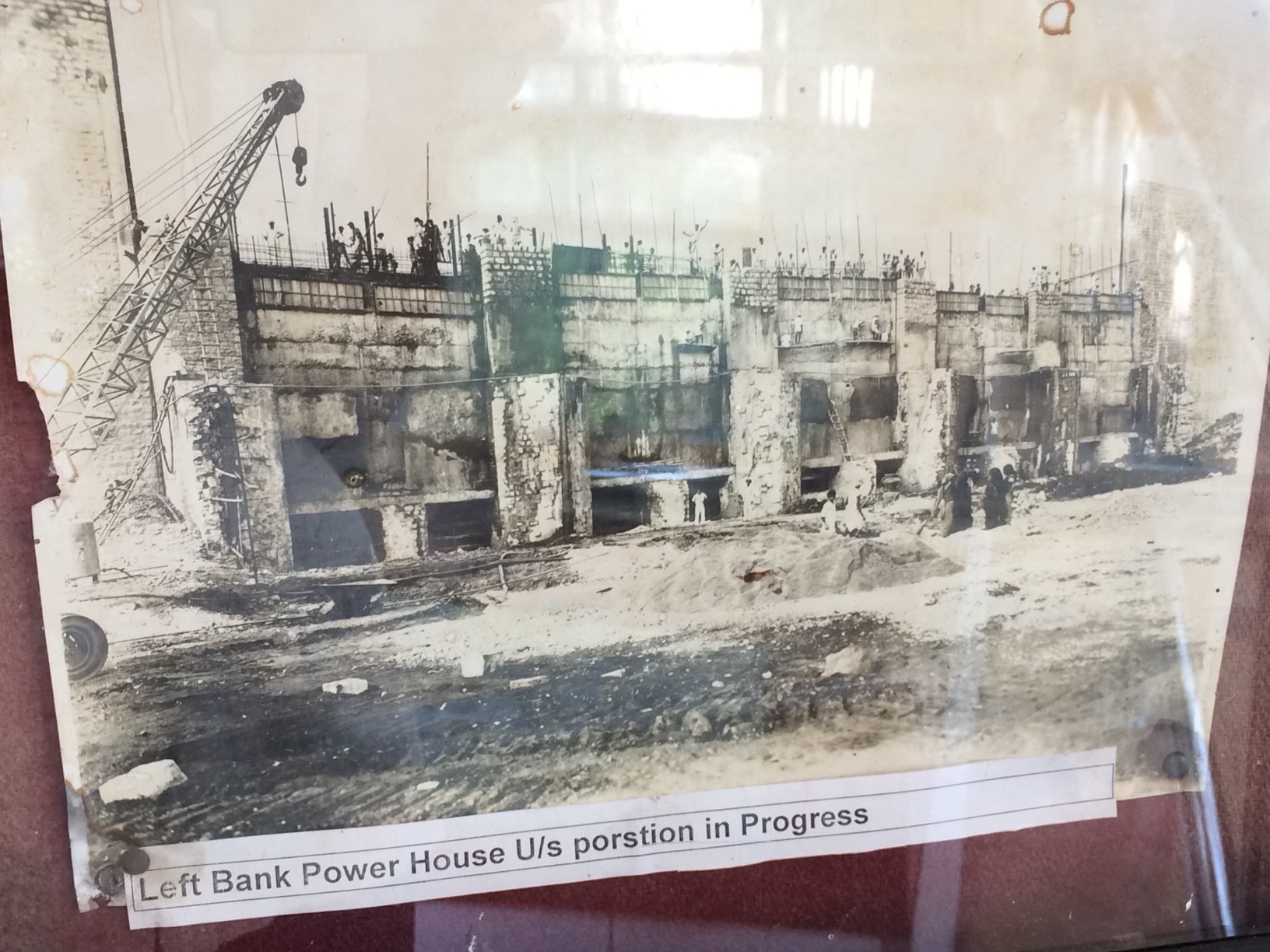 The Tungabhadra power house as it was being built