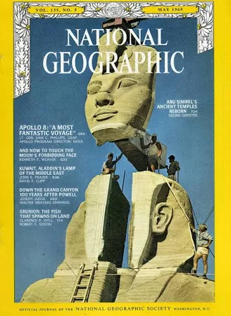 1969 National Geographic article on Abu Simbel