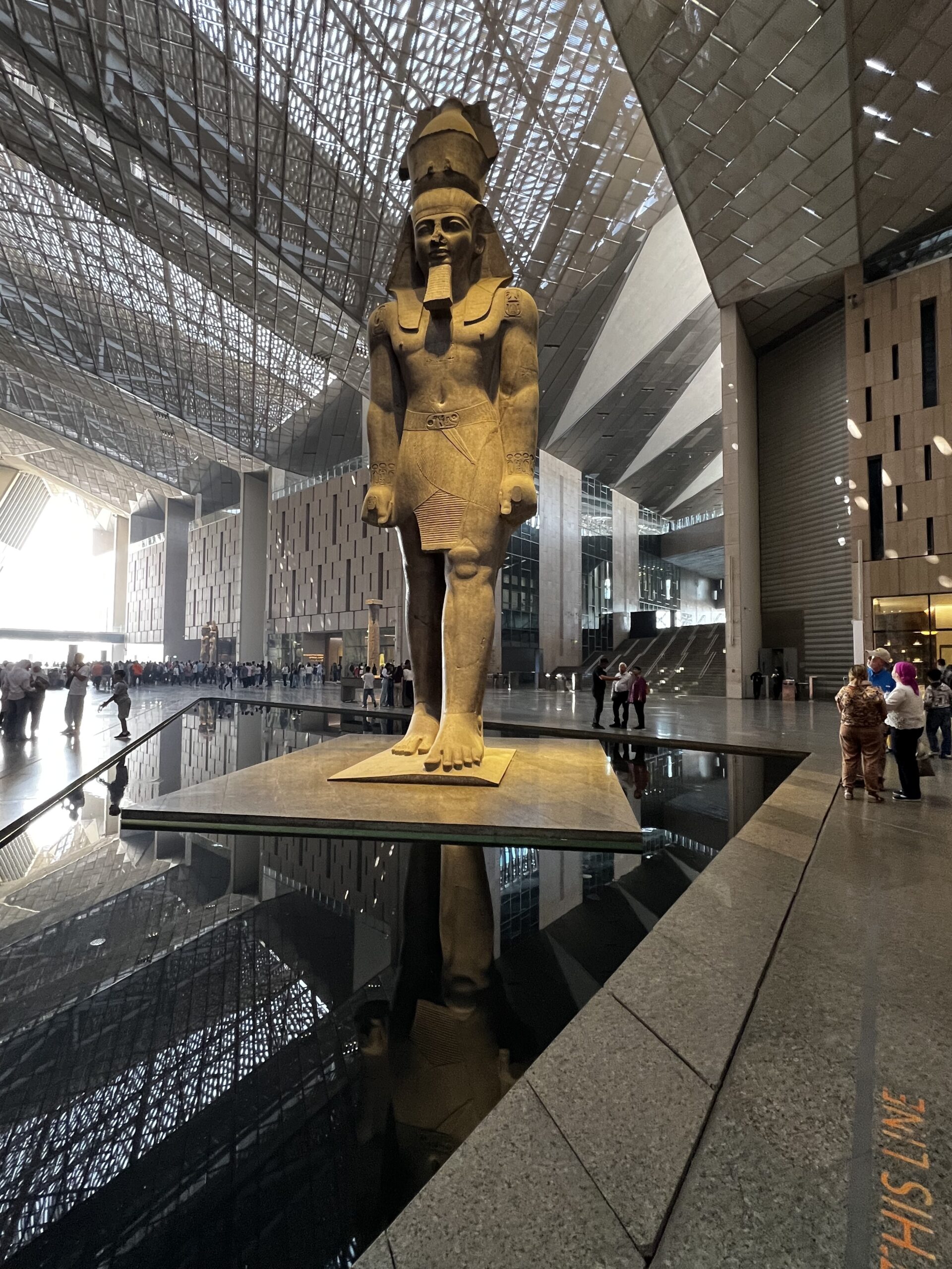 Statue of Ramesses II at GEM entrance